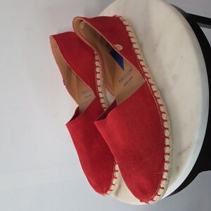 Verbenas Women's Leather Espadrilles - Made In Spain Size 40